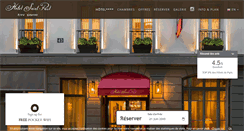 Desktop Screenshot of hotelsaintpaulparis.com